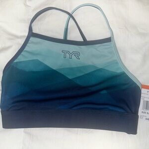 TYR Women's Blue Sports Bra